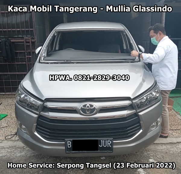 Layanan Ganti Kaca Mobil Depan Innova Reborn di Serpong Tangerang