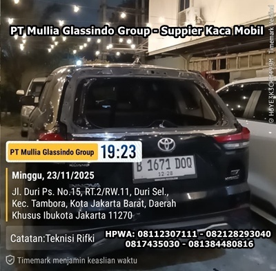Layanan Penggantian Kaca Mobil Original Innova Zenix Retak di Tangerang