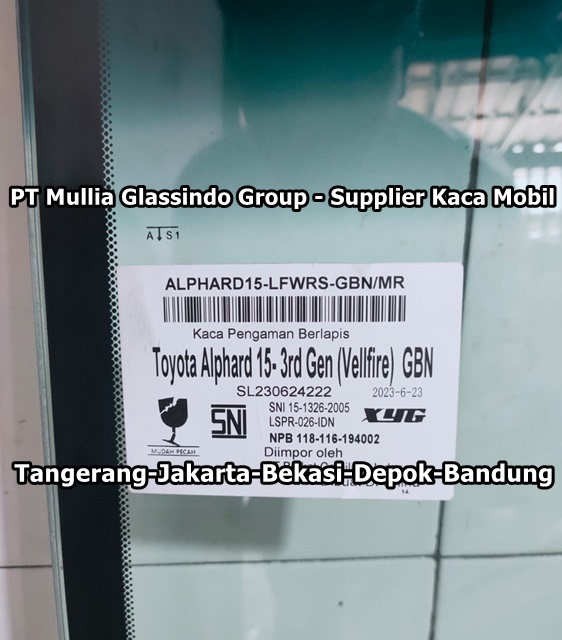 Kaca Depan Alphard Vellfire 2015-2022 Tangerang