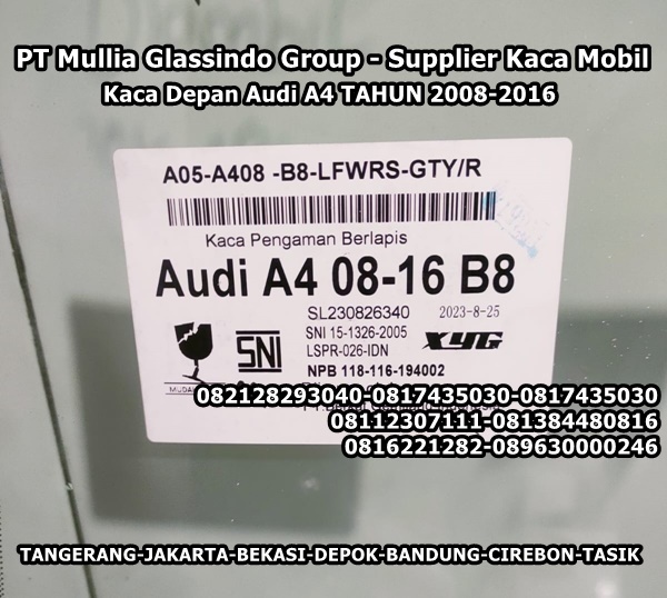 Harga Kaca Mobil Audi Tangerang