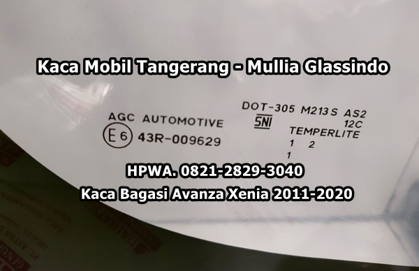 Jual Kaca Mobil Avanza Xenia Tangerang