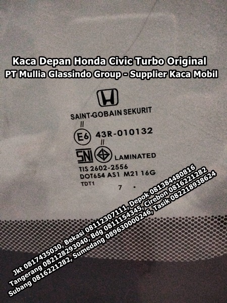 Kaca Mobil Honda Civic Turbo di Tangerang
