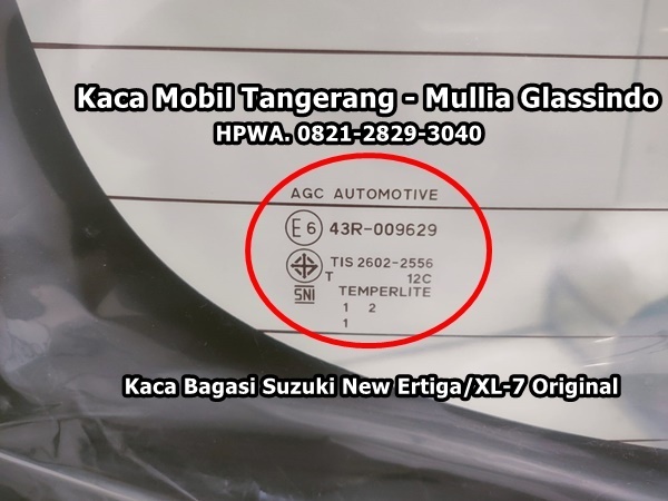 kaca Mobil Belakang Suzuki Ertiga XL7 Tangerang
